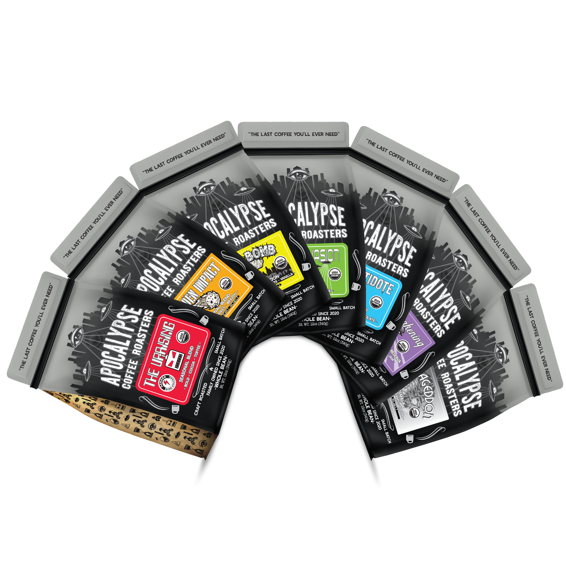 Apocalypse Coffee Roasters | Bundled Coffee | Organic and Fair Trade