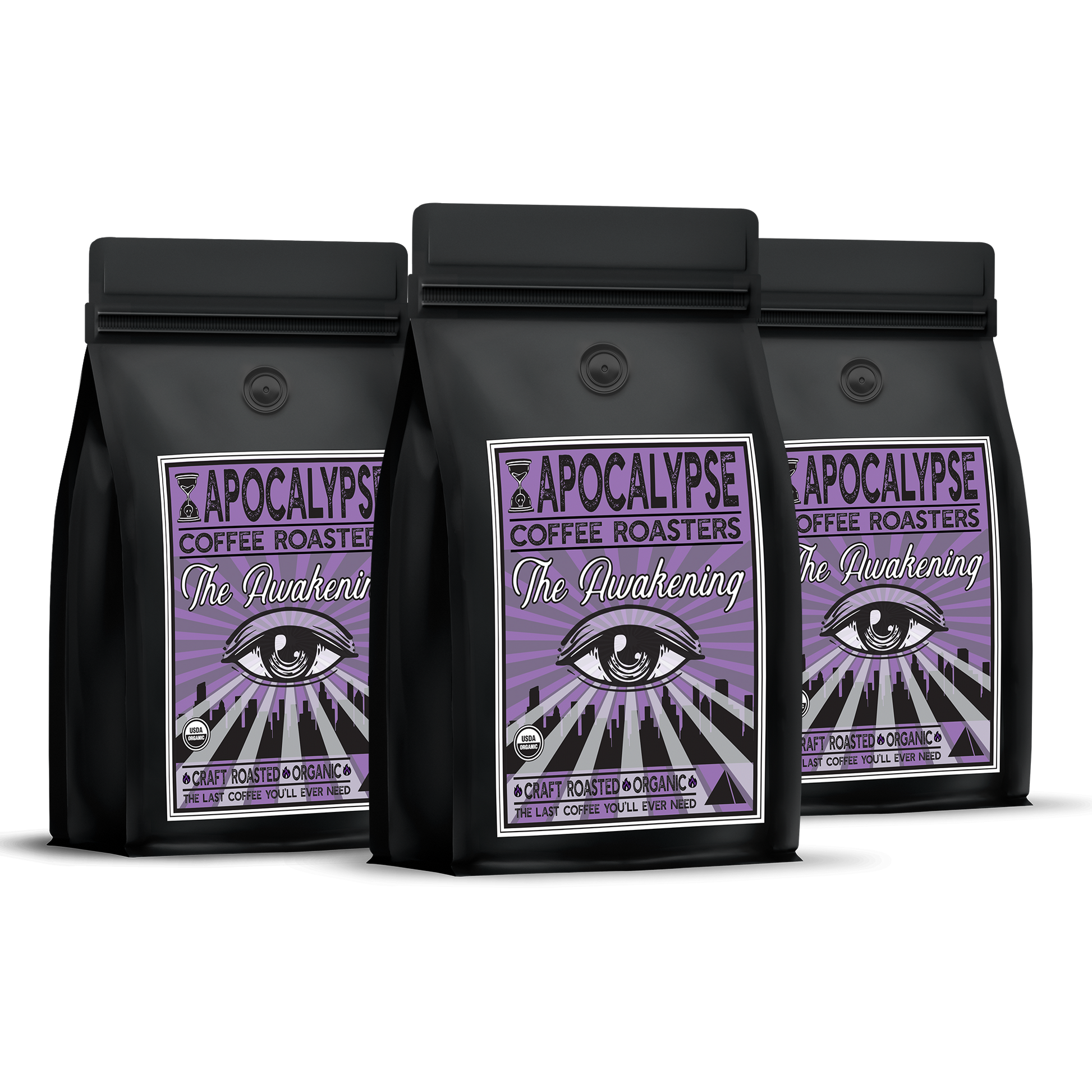The Awakening 12oz Light Roast Coffee Three Pack Bundle