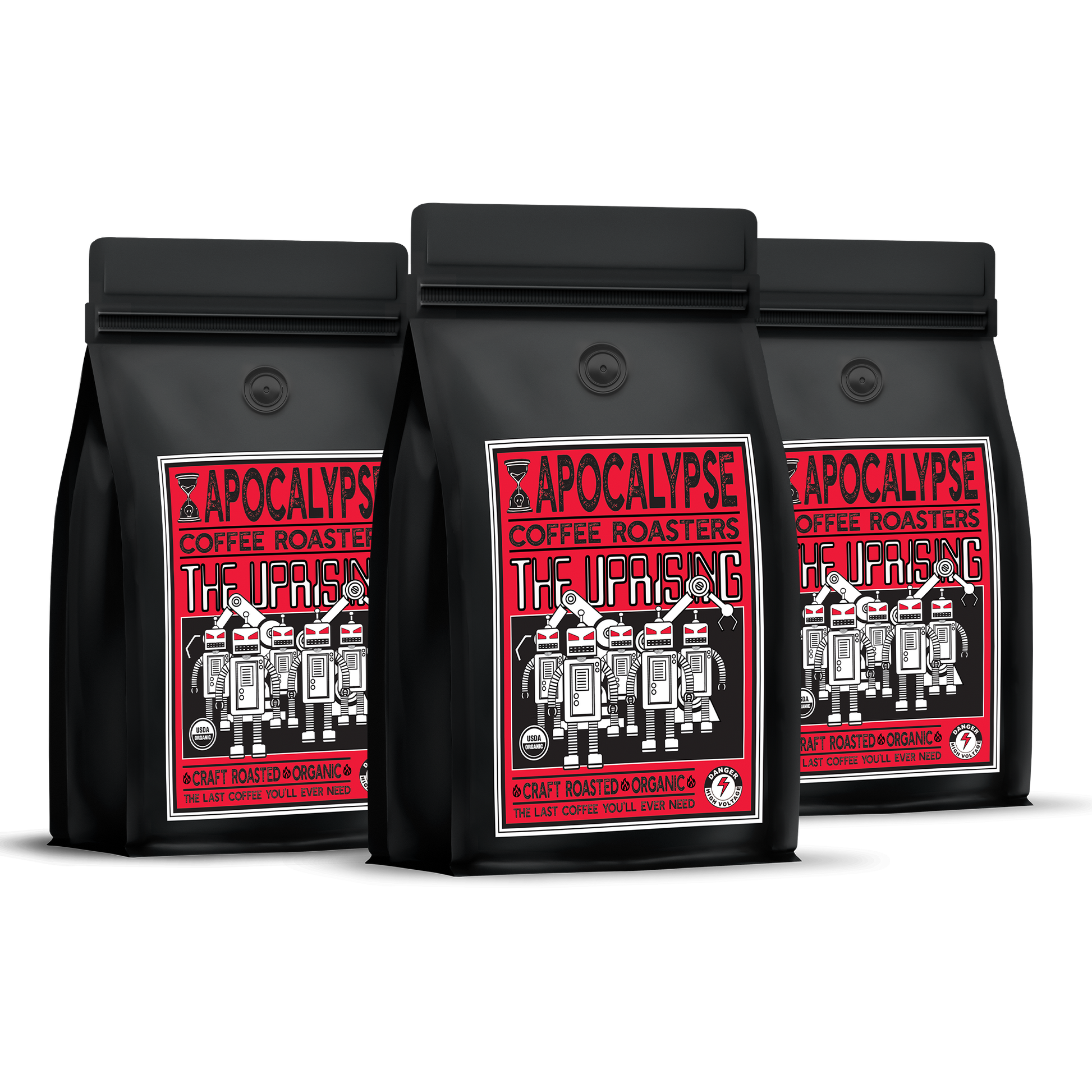 The Uprising 12oz Medium Roast Level Coffee Three Pack Bundle