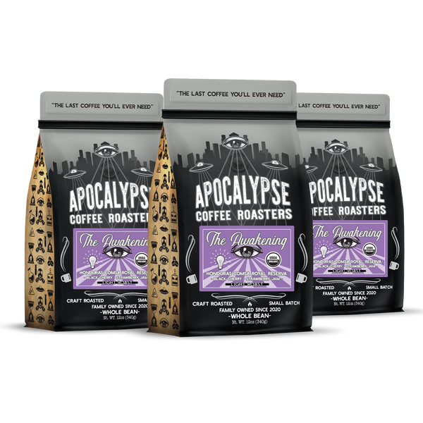 Light Roast Organic Coffee | Apocalypse Coffee Roasters | Bundled