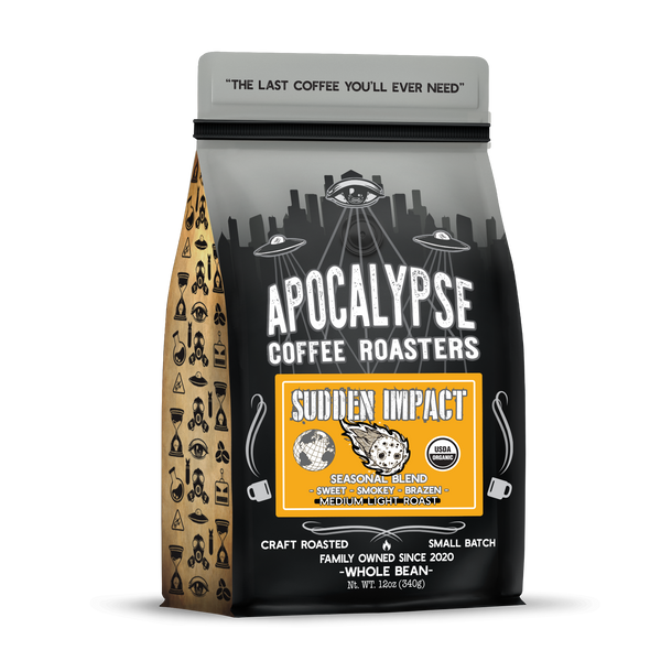 Medium Light Coffee Roast | Organic and Fair Trade | Apocalypse