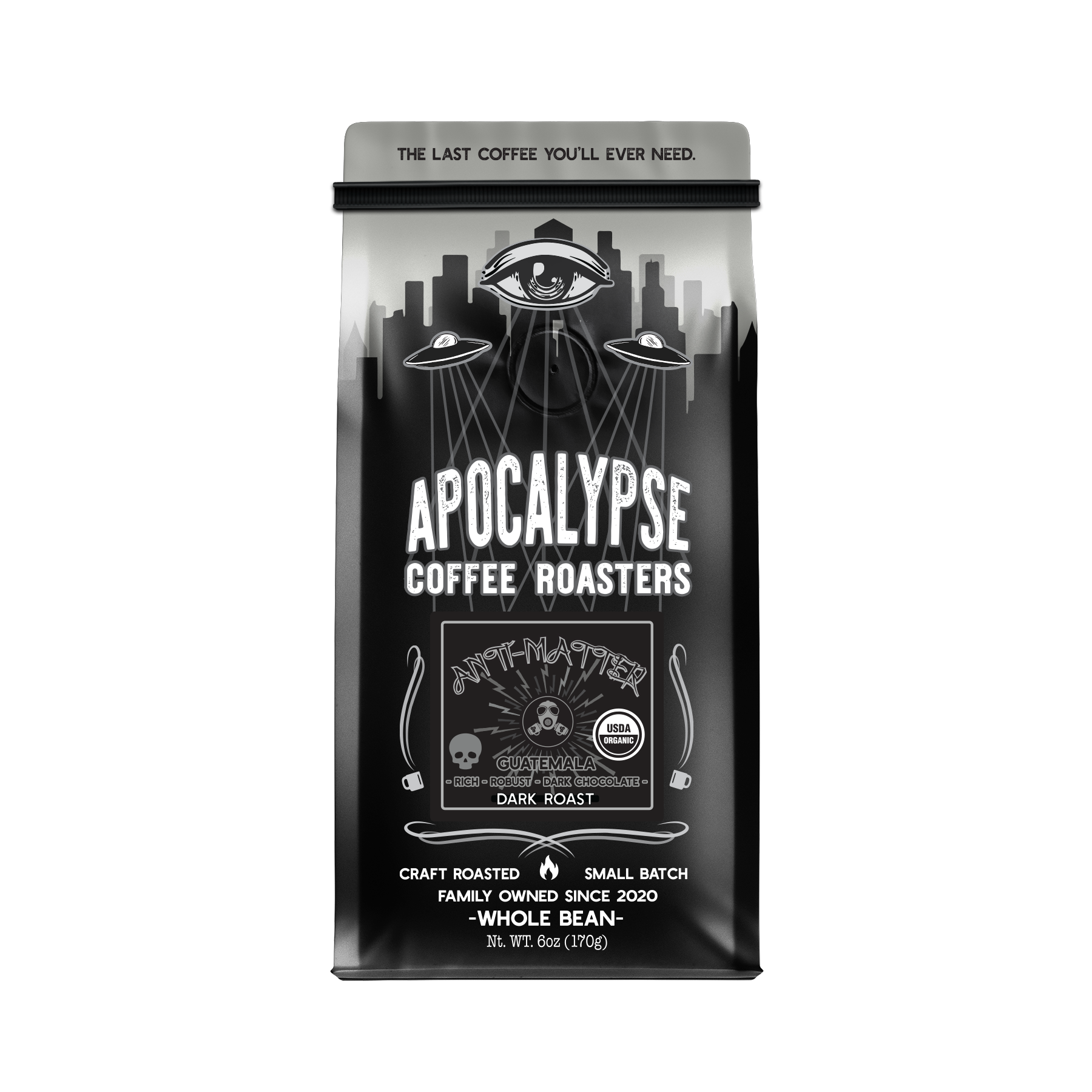 Dark Roast Coffee | Organic and Fair Trade | Apocalypse Coffee