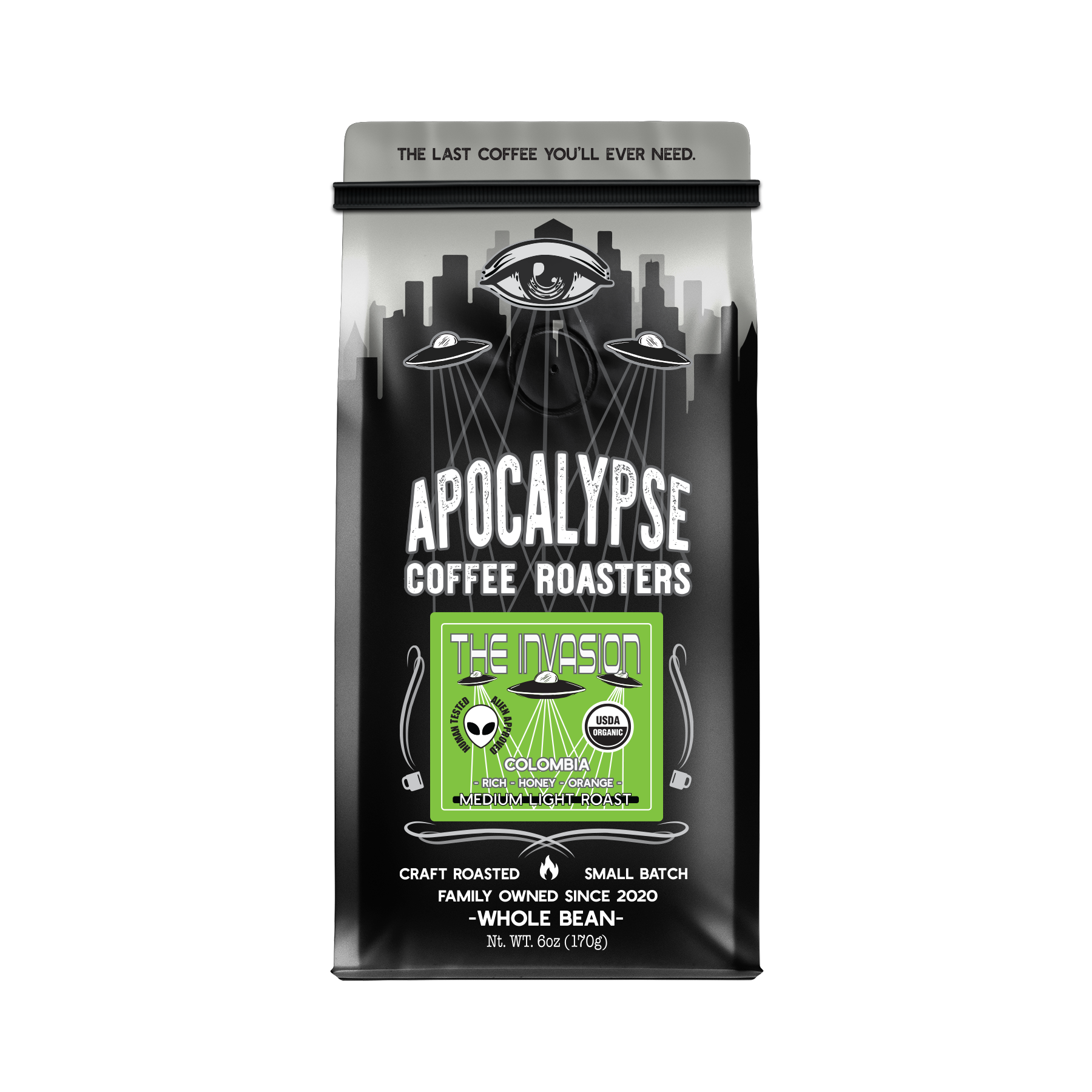 Medium Light Coffee Roast | Organic and Fair Trade | Single Origin