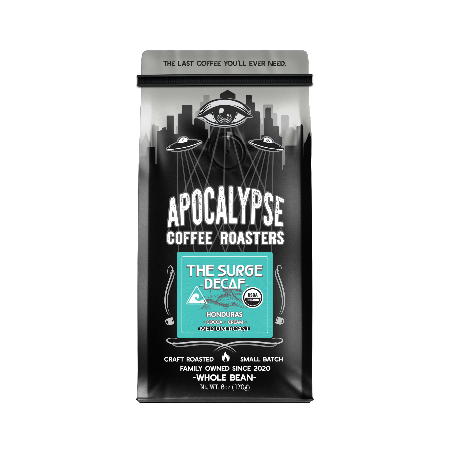 Medium Roast | Decaffeinated Coffee | Organic and Fair Trade